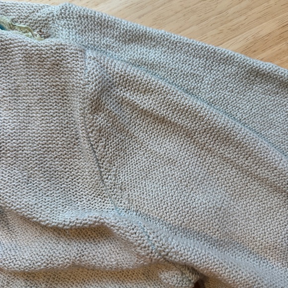 Free People Sea Shell Boho Beaded Knit Cardigan Medium - Picture 10 of 12